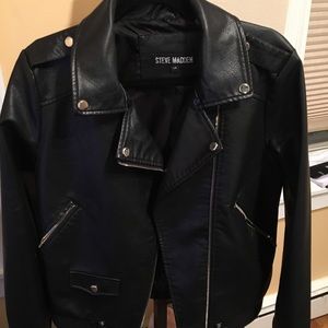 Faux leather jacket